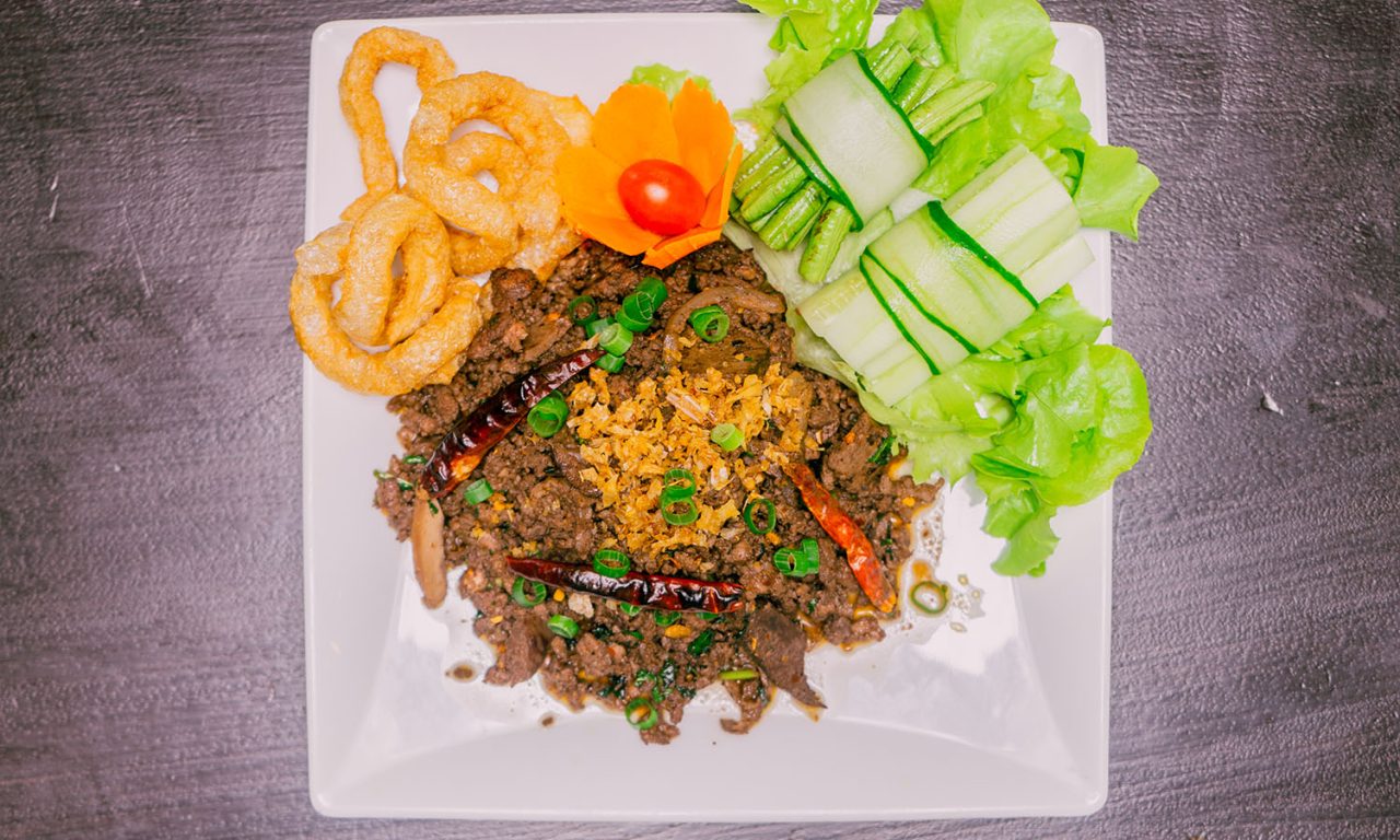 northern style spicy mince pork